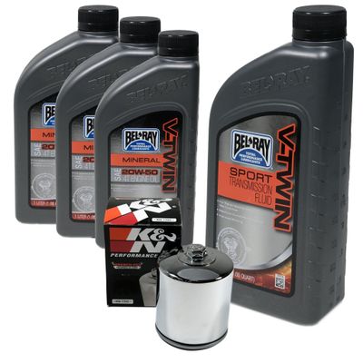 Servicekit Sportster Bel-Ray Syntet (Krom)