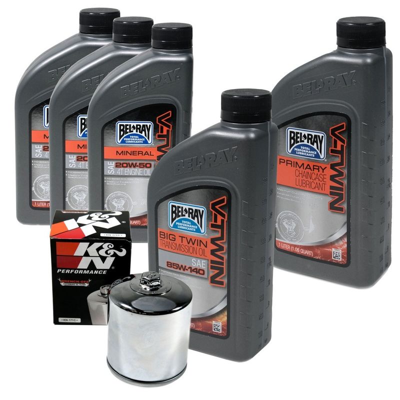 Servicekit Twin-Cam Bel-Ray Syntet (3L, Krom)