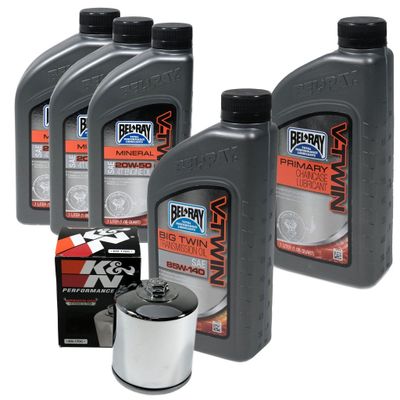 Servicekit Evo Bel-Ray Syntet (3L, Krom)