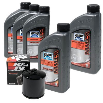 Servicekit Evo Bel-Ray Syntet (3L, Svart)