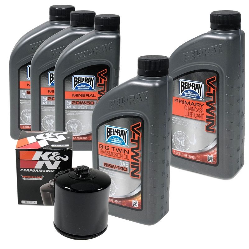 Servicekit Evo Bel-Ray Syntet (4L, Svart)