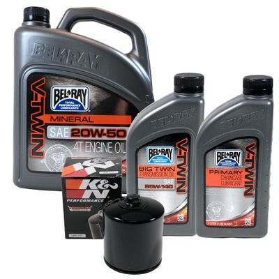 Servicekit Evo Bel-Ray (4L, Svart)