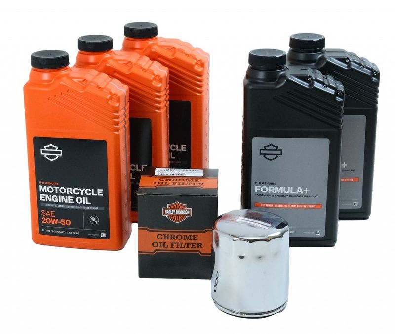 Servicekit Evo Harley-Davidson SYN3 (4L, Krom)