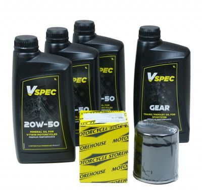 Servicekit Sportster MCS Syntet (Svart)