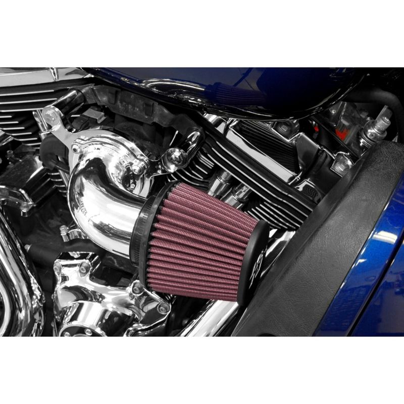 Luftfiltersats K&N 63-1131P AirCharger polerad FLT/Touring 08-16