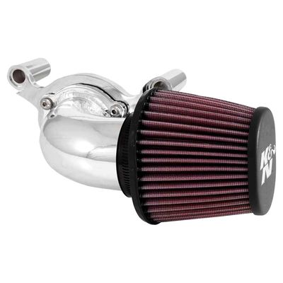 Luftfiltersats K&N 63-1131P AirCharger polerad FLT/Touring 08-16