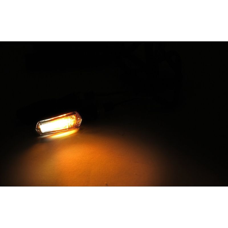 Blinkers/positionsljus LED MCS Cob svart universal