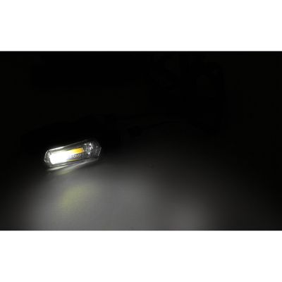 Blinkers/positionsljus LED MCS Cob svart universal