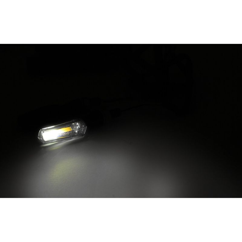 Blinkers/positionsljus LED MCS Cob svart universal