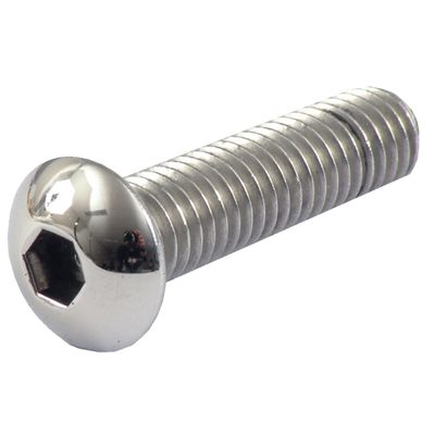 Skruv Gardner-Westcott Buttonhead 1 10/32 1/4 polerad rostfri (5-pack)