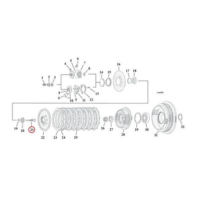 Skruv MCS XL Sportster 94-03
