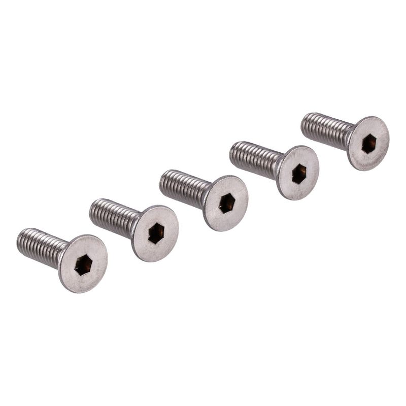 Insexskruv Gardner-Westcott 1 8/32 1/2 rostfri (5-pack)