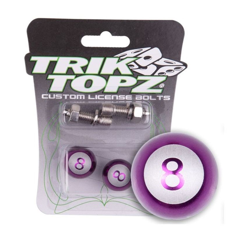 Fästen nummerplåt TrikTopz Trik Topz Eight Ball universal lila