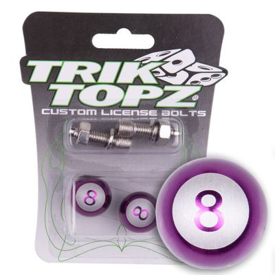 Fästen nummerplåt TrikTopz Trik Topz Eight Ball universal lila