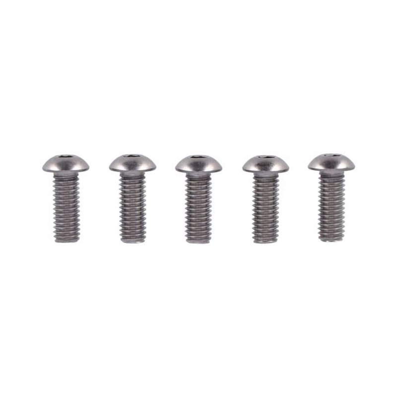 Insexskruv UNC 1/4-20x3/4, 19 mm lång, kullrig skalle, rostfri (5-pack)