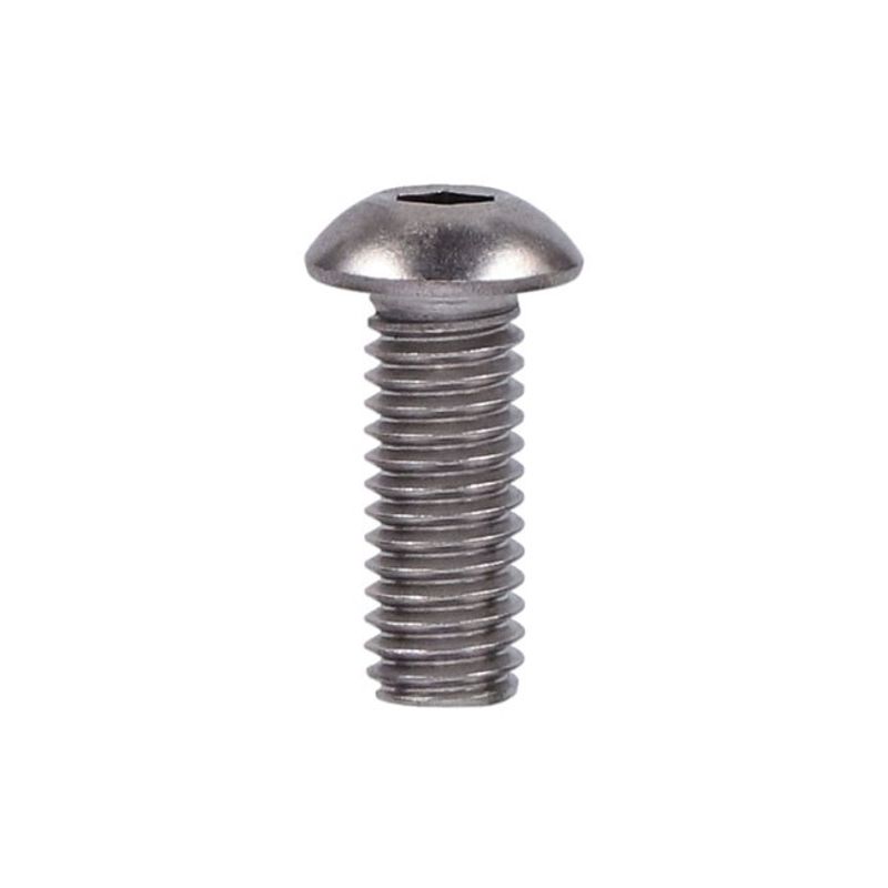 Insexskruv UNC 1/4-20x3/4, 19 mm lång, kullrig skalle, rostfri (5-pack)