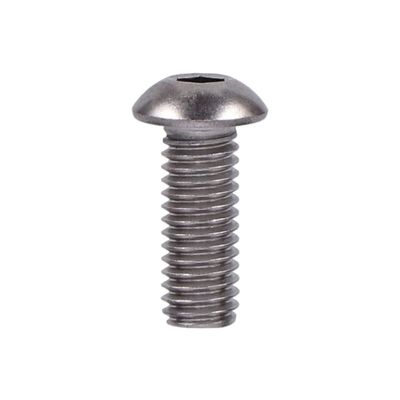 Insexskruv UNC 1/4-20x1, 25 mm lång, kullrig skalle, rostfri (5-pack)