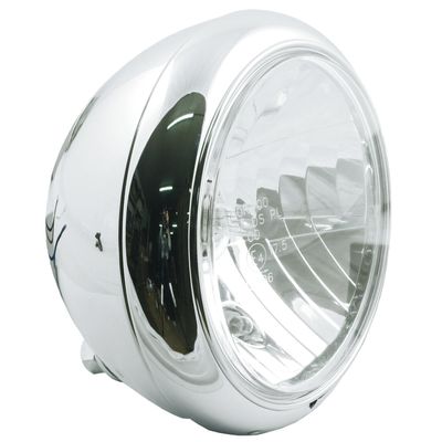 Strålkastare MCS FL H4 7" krom