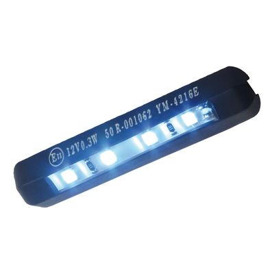 Nummerplåtsbelysning MCS 4 LED svart