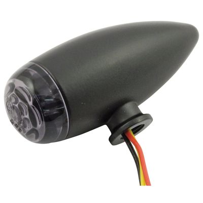 Baklykta MCS Micro LED svart/rökfärgad