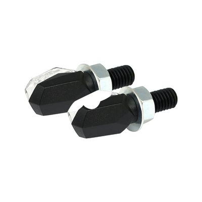 Blinkers MCS Tiny LED svart/rökfärgad