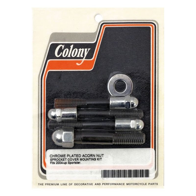 Monteringssats kåpa Colony Acorn krom XL Sportster 04-22