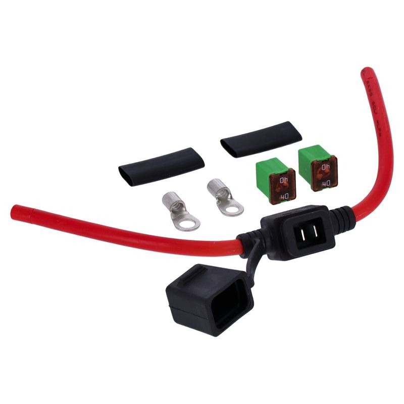 Batterikabel med 40A säkring Motogadget mo.unit 8.4 mm²