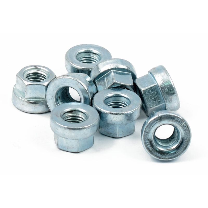 Flänsmutter avgasfäste James Gaskets Big Twin 84-26 m.fl. (8-pack)