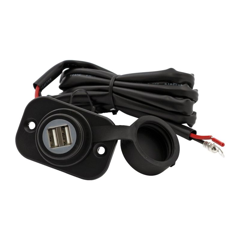 USB-laddare dubbel panelmonterad MCS universal