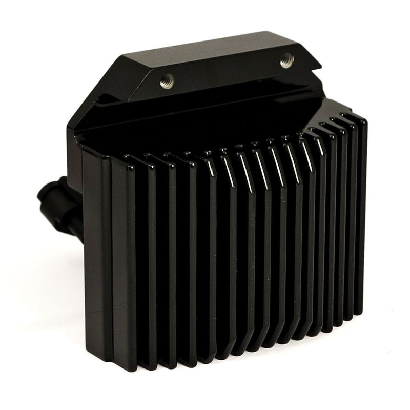 Likriktare spänningsregulator Cycle Electric svart FLT/Touring with OEM oil cooler