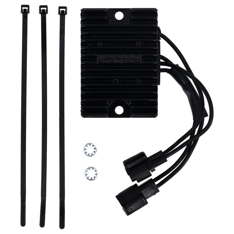 Likriktare spänningsregulator Cycle Electric svart XL Sportster 07-08
