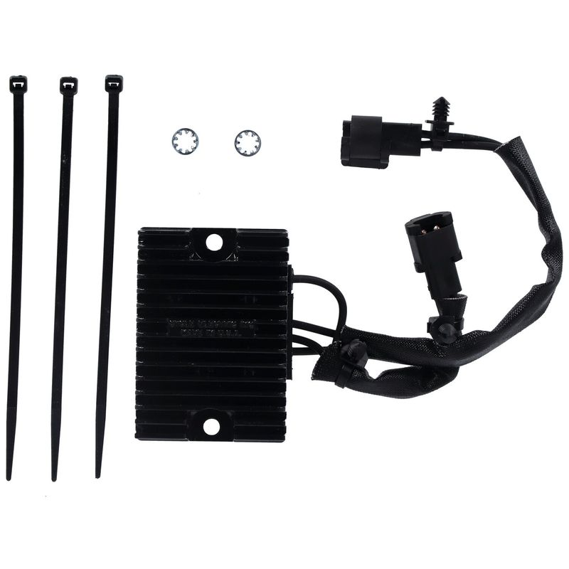 Likriktare spänningsregulator Cycle Electric svart XL Sportster 09-13