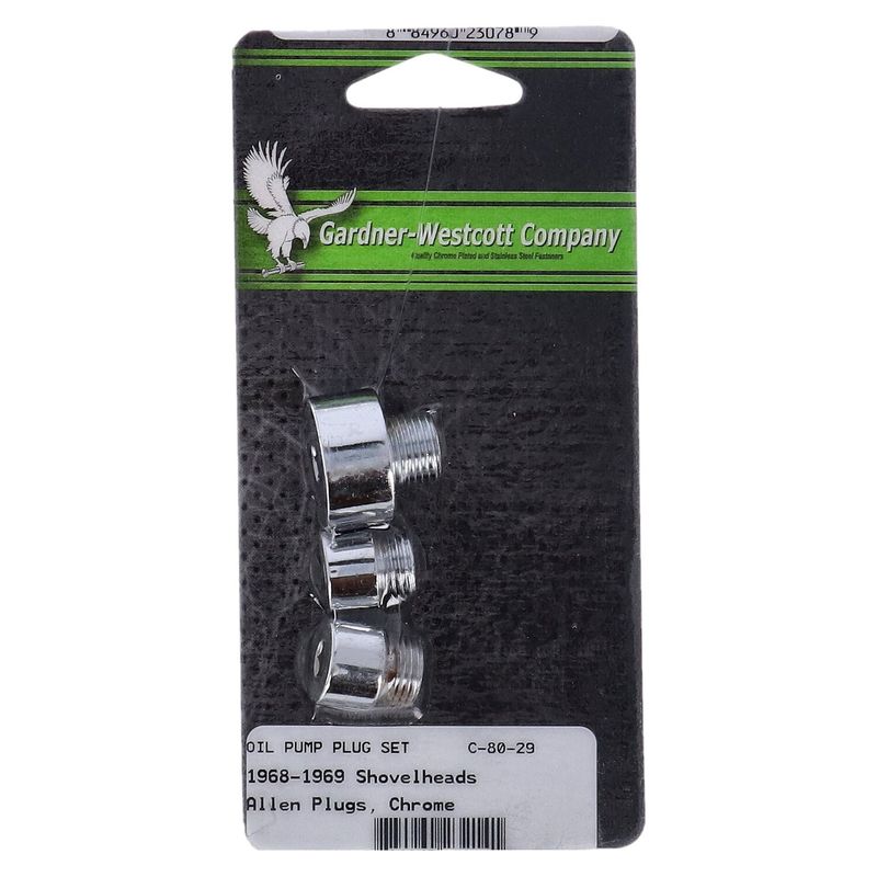 Plugg vevhus Gardner-Westcott Big Twin 3 plug set 68-69