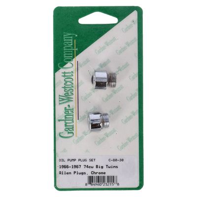 Plugg vevhus Gardner-Westcott Big Twin 2 plug set 66-67