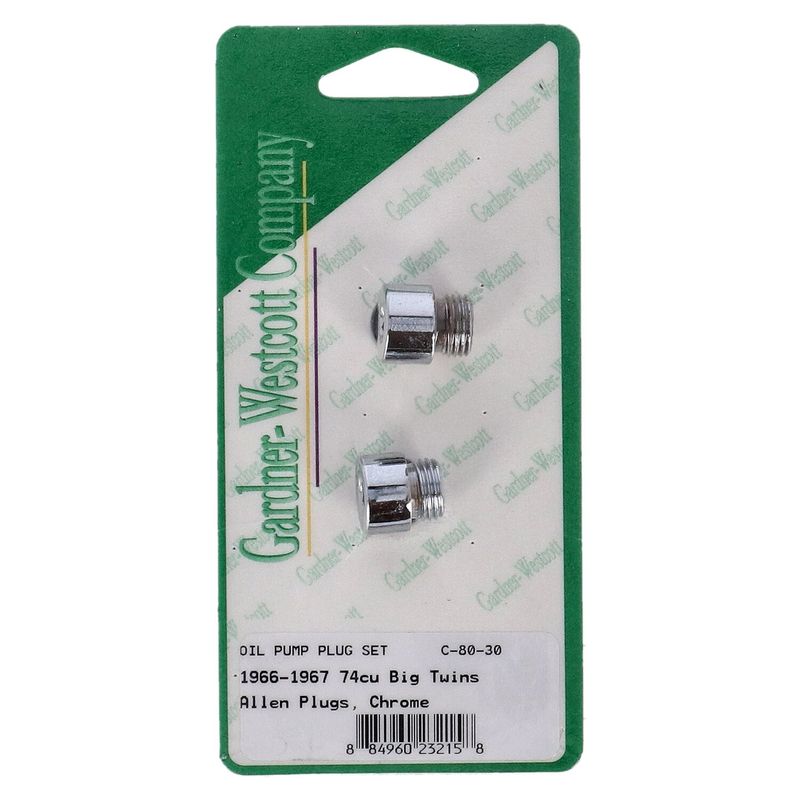 Plugg vevhus Gardner-Westcott Big Twin 2 plug set 66-67