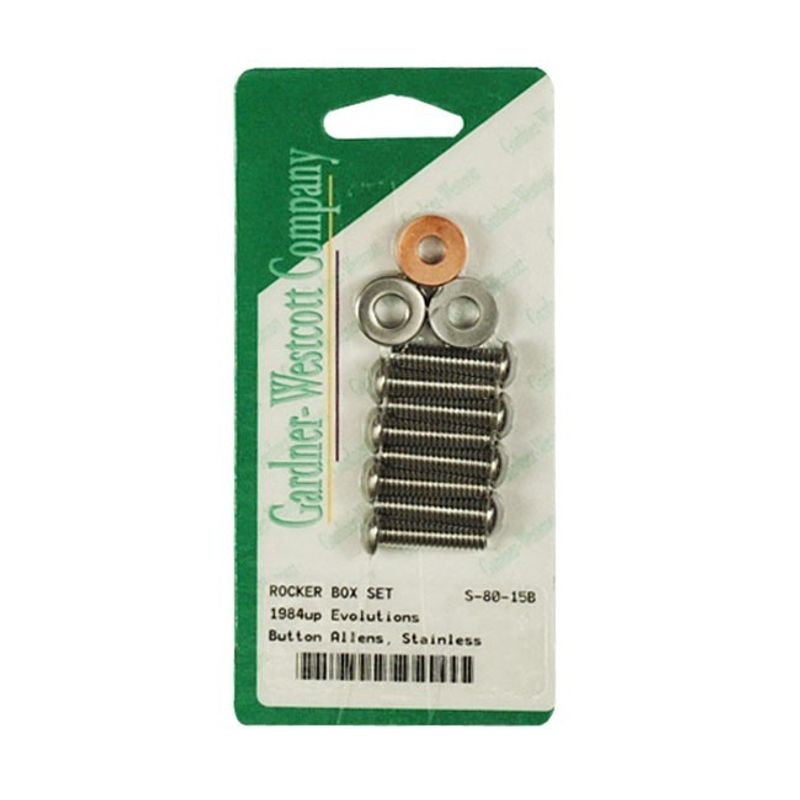 Bultsats Gardner-Westcott GW Buttonhead Big Twin 84-99 rostfri