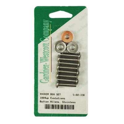 Bultsats Gardner-Westcott GW Buttonhead Big Twin 84-99 rostfri