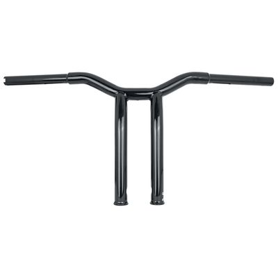 Styre Burly Dominator T-bar 1-1/4" 12" H-D mech. or e-throttle with blanksvart