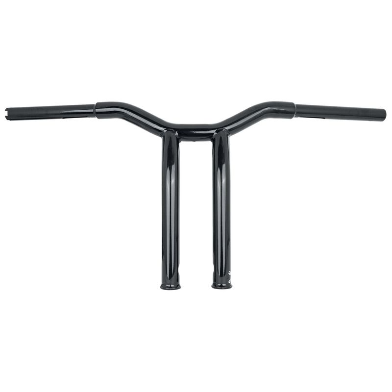 Styre Burly Dominator T-bar 1-1/4" 12" H-D mech. or e-throttle with blanksvart