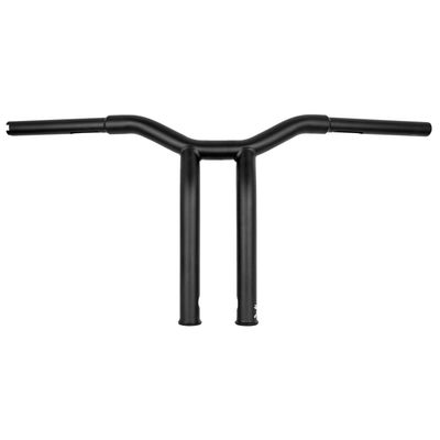Styre Burly Dominator T-bar 1-1/4" 12" H-D mech. or e-throttle with mattsvart
