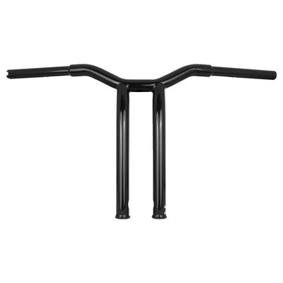 Styre Burly Dominator T-bar 1-1/4" 14" H-D mech. or e-throttle with blanksvart