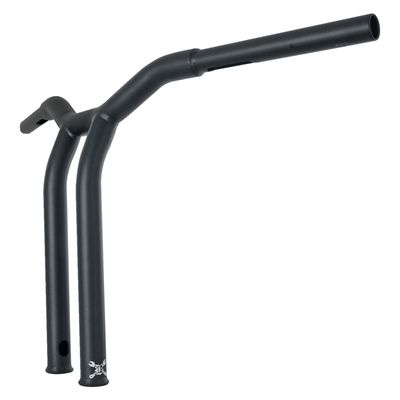 Styre Burly Dominator T-bar 1-1/4" 14" H-D mech. or e-throttle with mattsvart
