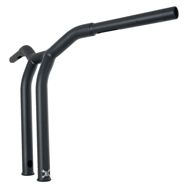 Styre Burly Dominator T-bar 1-1/4" 14" H-D mech. or e-throttle with mattsvart