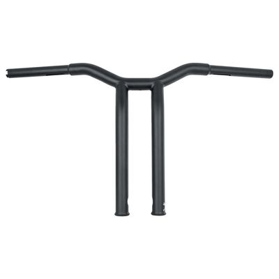 Styre Burly Dominator T-bar 1-1/4" 14" H-D mech. or e-throttle with mattsvart
