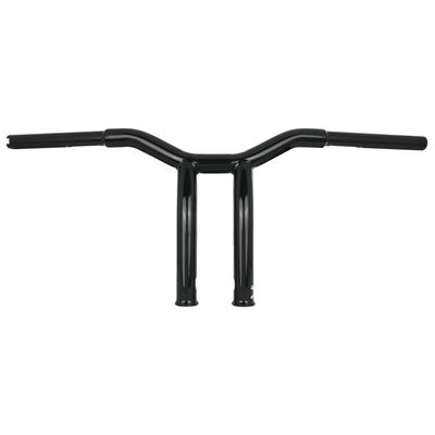 Styre Burly Dominator T-bar 1-1/4" 10" H-D mech. or e-throttle with blanksvart