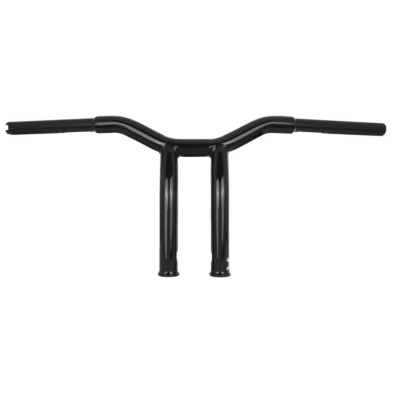 Styre Burly Dominator T-bar 1-1/4" 10" H-D mech. or e-throttle with blanksvart