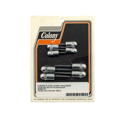 Monteringssats Colony Acorn krom 36-E76 Big Twin . With L76-84