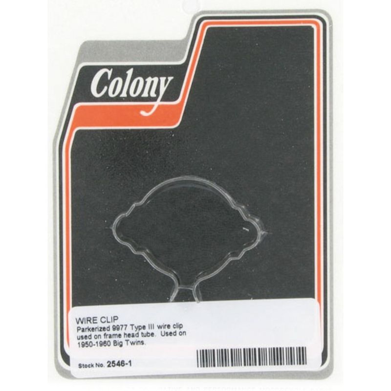 Kabelclips styrhuvud ram Colony Big Twin 50-60
