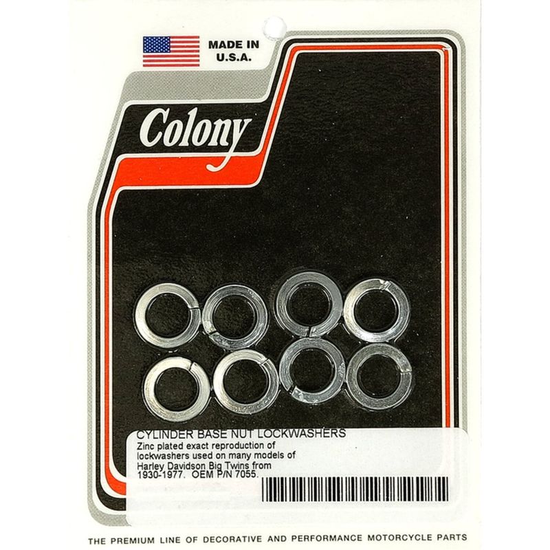 Låsbrickor Colony OHV & SV Big Twin 30-78 (8-pack) förzinkad