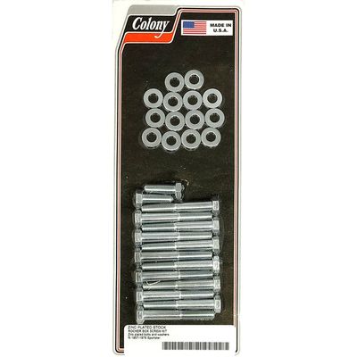 Bultsats Colony Hex Sportster 57-76 förzinkad